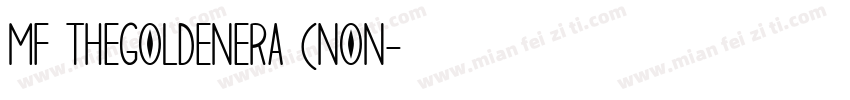 MF TheGoldenEra (Non字体转换